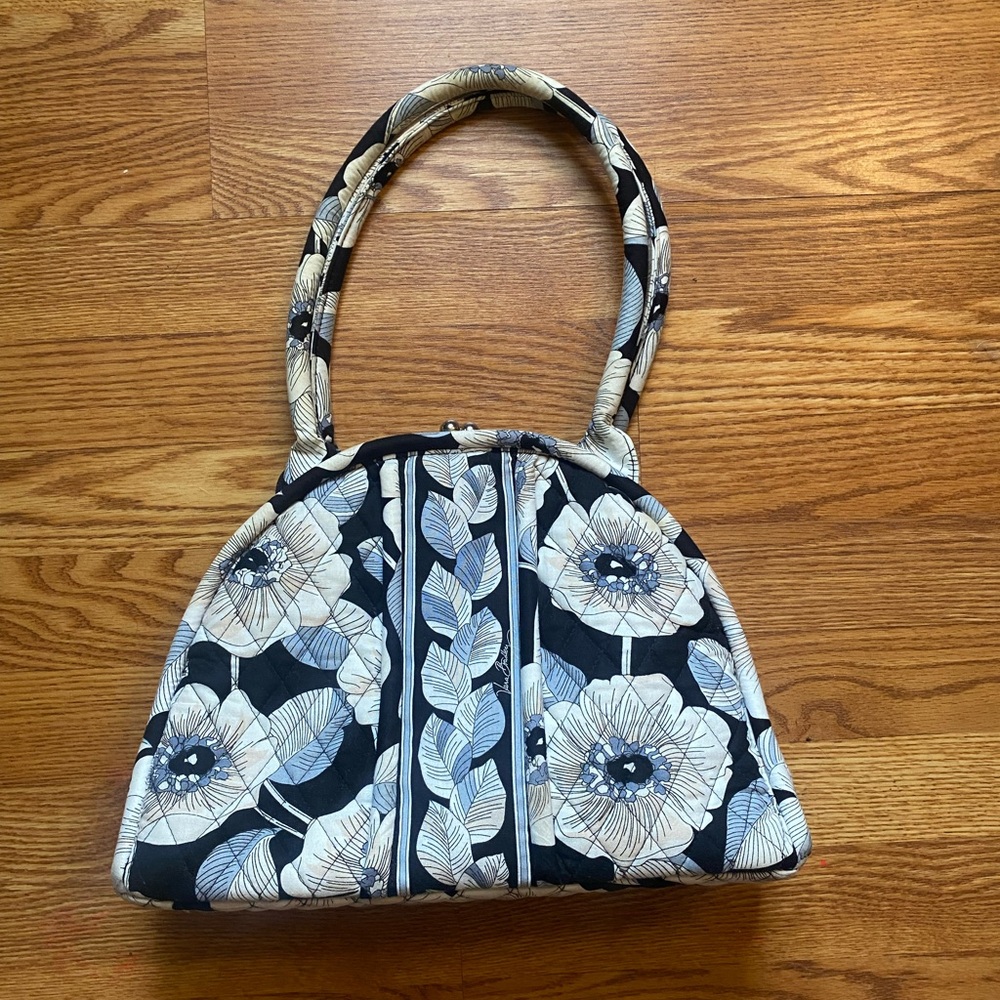 Vera Bradley Floral Black and Cream Women's Bag
